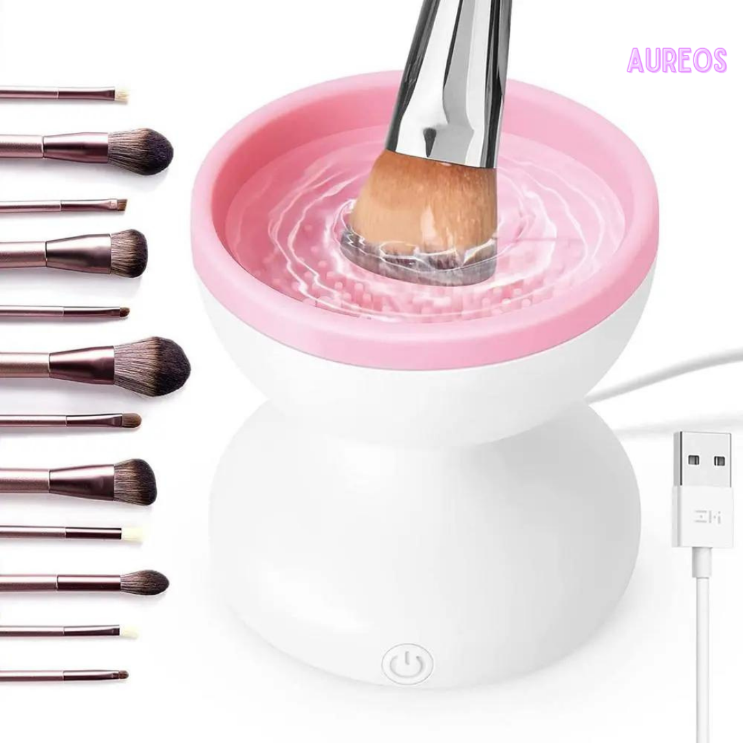 LIMPADOR AUTOMÁTICO DE PINCÉIS DE MAQUIAGEM MISS GLOW