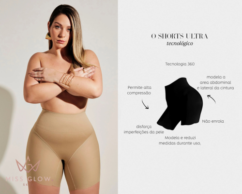 Short Modelador BodyGlow {COMPRE 1 LEVE 2}