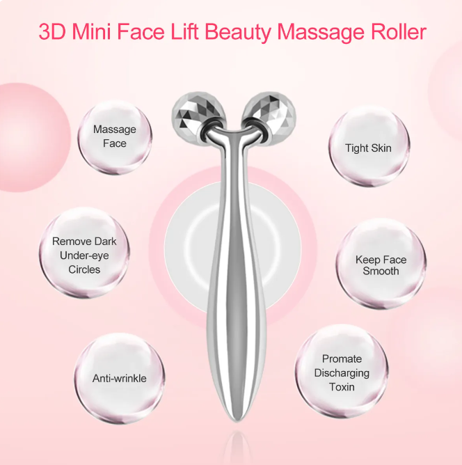 ROLLER ABS TITANIUM AUREOS • MASSAGEM FACIAL