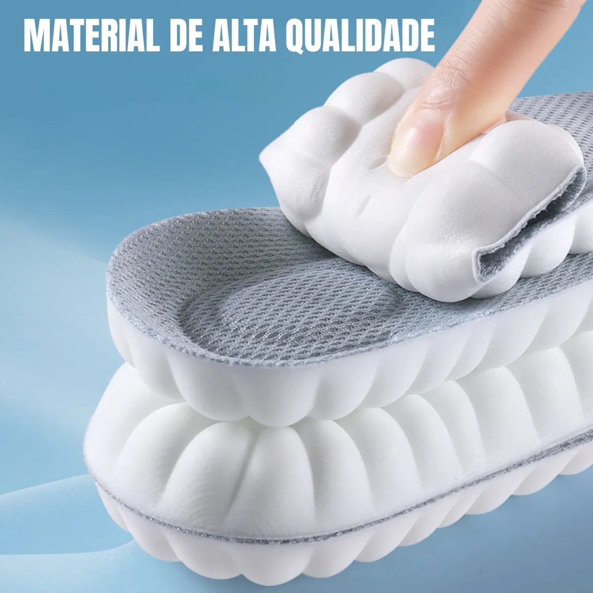 Palmilha De Altissimo Conforto 4d Tênis Sapatos Ortopédica {PAGUE 1 LEVE 2} + Brinde