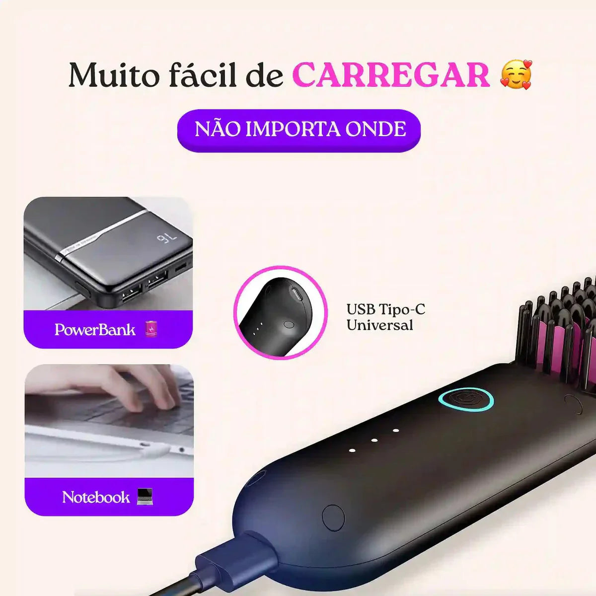 Escova Portátil Glow PRO - USB