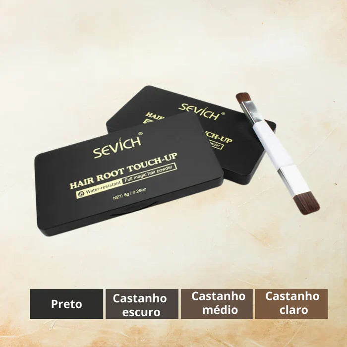 Glow Hair SEVICH - Pó Maquiagem p/ Cabelo a prova D'agua ✅