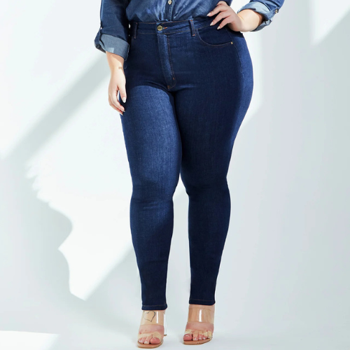 Calça Jeans Modeladora Skinny Cós Super Alto {PAGUE 1 LEVE 2} + BRINDE
