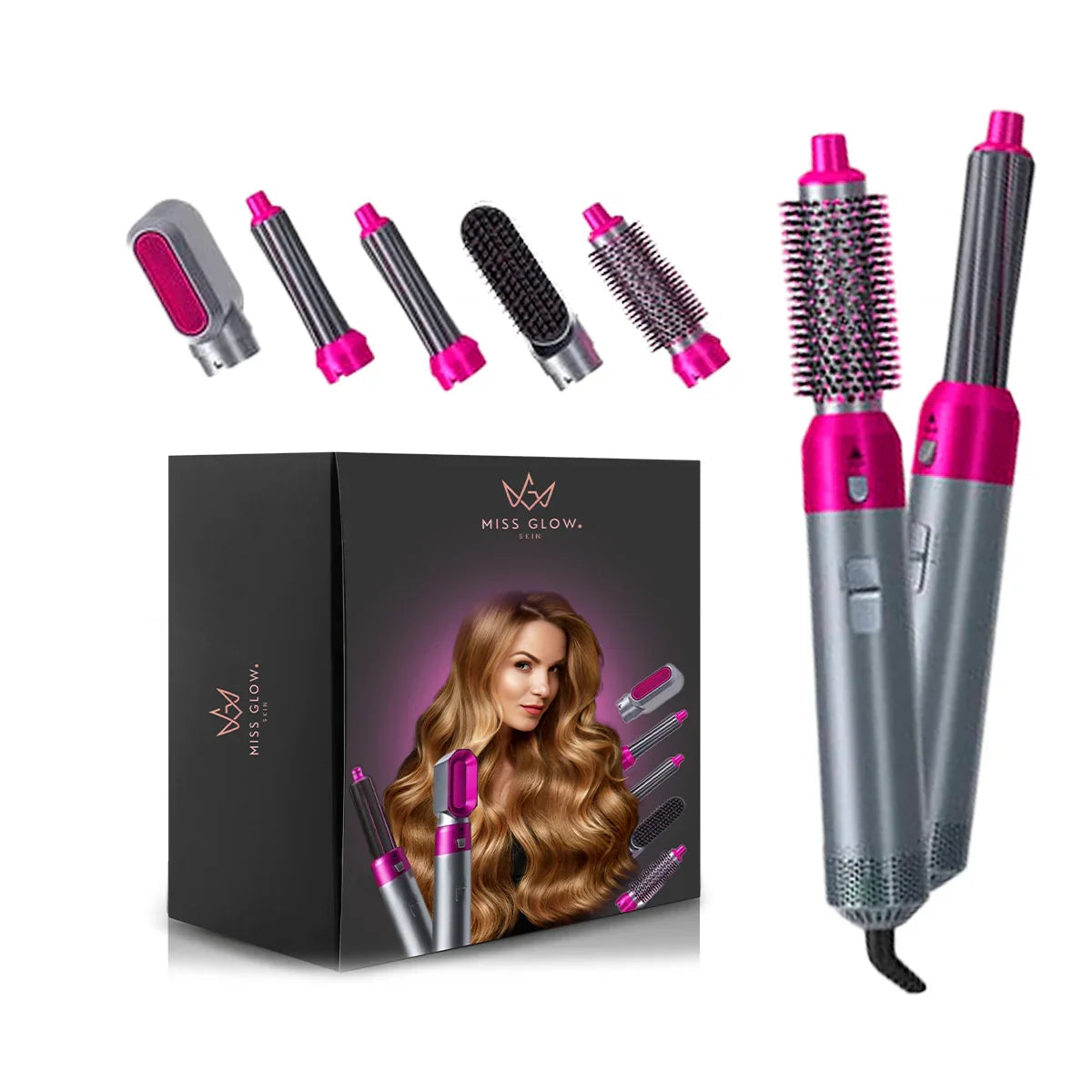 Glow Hair™ - Escova Modeladora Dyson 5 em 1 Original [+ BRINDE EXCLUSIVO]