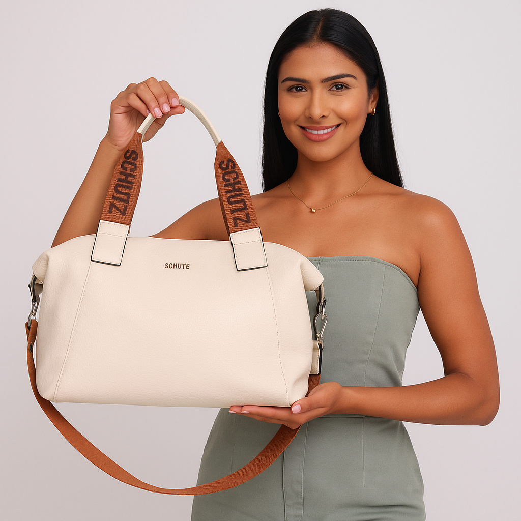 Bolsa de Couro Schutz Expansível Grande 2 em 1 [+Brinde Exclusivo]