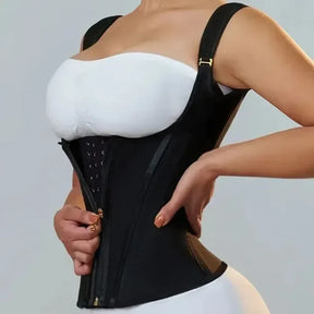 Cinta Lipo Modeladora - Alta compressão com ziper [COMPRE 1 LEVE 2]