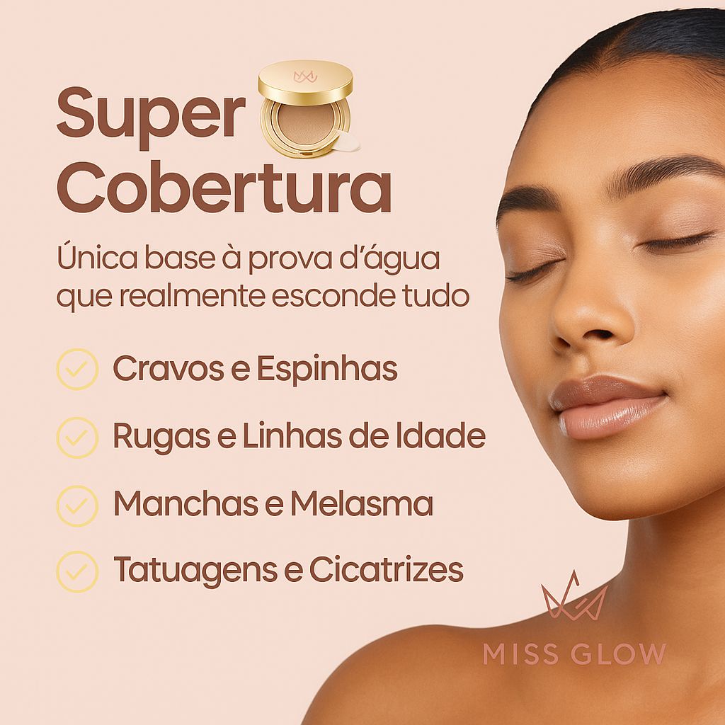 Base Profissional BB Crema Miss Glow [ Compre 1 Leve 2] + Brinde